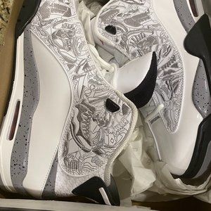 New in Box Jordan Dub Zero White Cement (2020) Men's 10 - BBS010